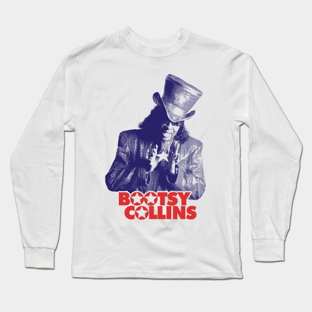 Bootsy Collin Funk Long Sleeve T-Shirt by Mugo Muncarsol